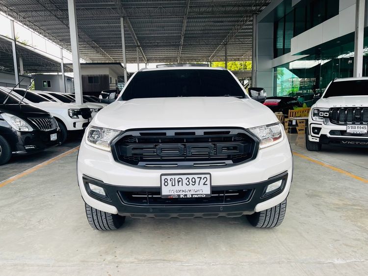 Ford Everest 2021 2.0 Titanium Plus Utility-car ดีเซล ไม่ติดแก๊ส เกียร์อัตโนมัติ ขาว รูปที่ 3