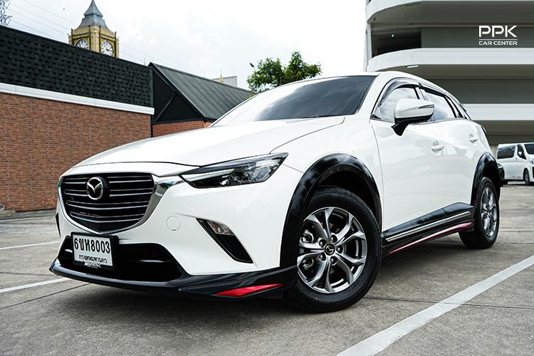 รถ Mazda CX-3 2.0 ultra plus สี ขาว