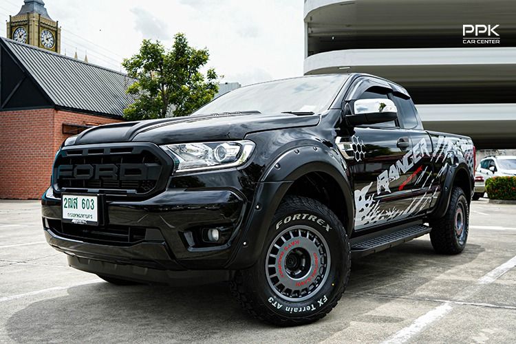 Ford Ranger 2020 2.2 Hi-Rider XLT Pickup ดีเซล ไม่ติดแก๊ส เกียร์อัตโนมัติ ดำ