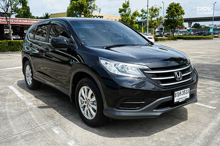 Honda CR-V 2013 2.0 S Utility-car เบนซิน ไม่ติดแก๊ส เกียร์อัตโนมัติ ดำ รูปที่ 3
