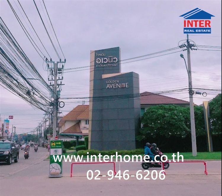 ทาวน์เฮ้าส์ 2 ชั้น 23.3 ตร.ว. หมู่บ้านโกลเด้นอเวนิว แจ้งวัฒนะ-ติวานนท์ ซอยสุขาประชาสรรค์3 (วัดกู้) ถนนติวานนท์ ถนนแจ้งวัฒนะ ปากเกร็ด นนทบุรี