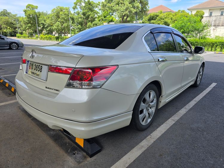 Honda Accord 2009 2.4 EL Sedan เบนซิน ไม่ติดแก๊ส เกียร์อัตโนมัติ ขาว รูปที่ 3
