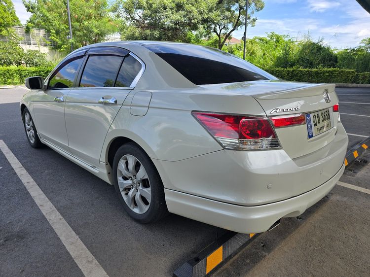 Honda Accord 2009 2.4 EL Sedan เบนซิน ไม่ติดแก๊ส เกียร์อัตโนมัติ ขาว รูปที่ 4