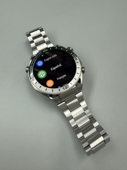 ไทเทเนียม เงิน ขาย HUAWEI WATCH Ultimate Green Edition สาย Titanium สภาพสวย