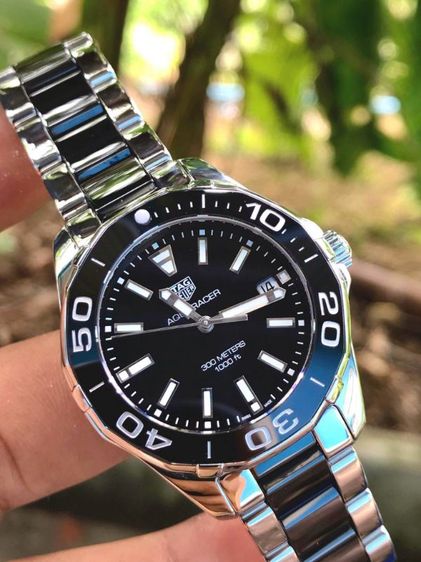 Tag Heuer Aquaracer Quartz  Black Ceramic Black Dial (Boy Size)🇨🇭🇨🇭 รูปที่ 6