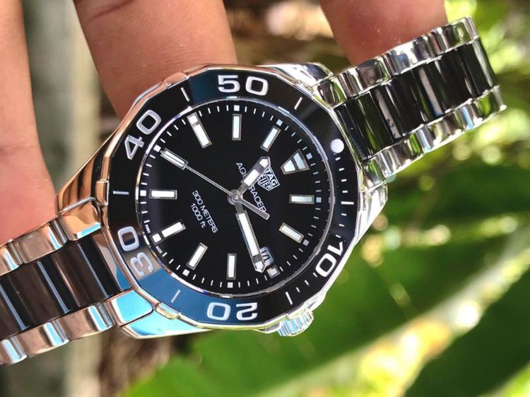 Tag Heuer Aquaracer Quartz  Black Ceramic Black Dial (Boy Size)🇨🇭🇨🇭 รูปที่ 2