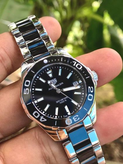 Tag Heuer Aquaracer Quartz  Black Ceramic Black Dial (Boy Size)🇨🇭🇨🇭 รูปที่ 3