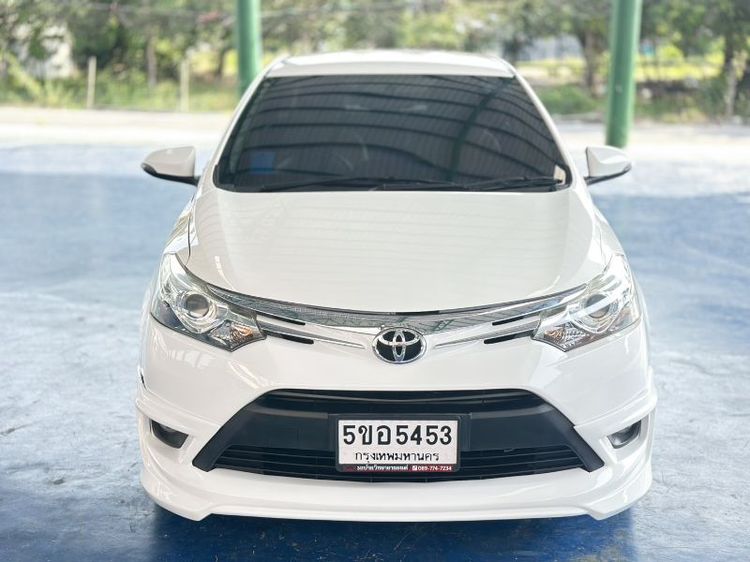 Toyota Vios 2015 1.5 G Sedan เบนซิน ไม่ติดแก๊ส เกียร์อัตโนมัติ ขาว รูปที่ 2