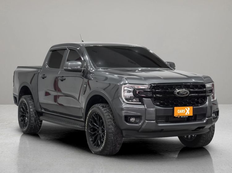Ford Ranger 2022 2.0 Hi-Rider XLT Pickup ดีเซล ไม่ติดแก๊ส เกียร์ธรรมดา เทา รูปที่ 3