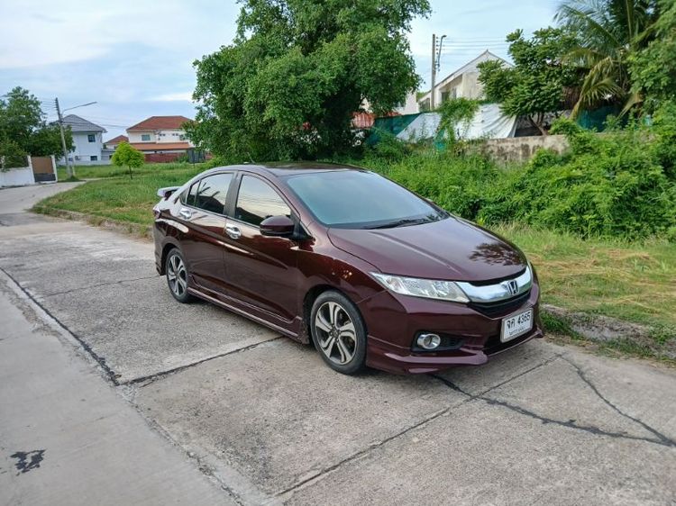 Honda City 2014 1.5 Sv i-VTEC Sedan เบนซิน ไม่ติดแก๊ส เกียร์อัตโนมัติ แดง