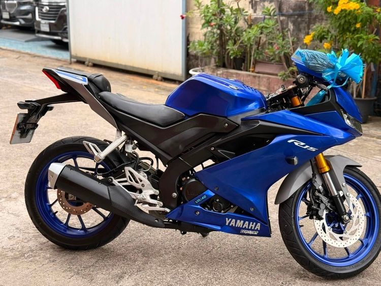 R15 สี น้ำเงิน-เทา ปี 64/2021 รถบ้านมือเดียว รูปที่ 3