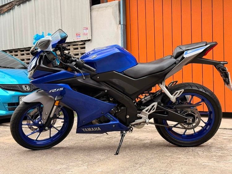 R15 สี น้ำเงิน-เทา ปี 64/2021 รถบ้านมือเดียว