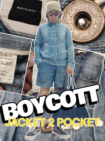 BOYCOTT🧥🇯🇵2 POCKET JEANS