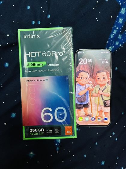 infinix HOT 60Pro+สีเงิน