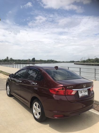 Honda City 2014 1.5 V Sedan เบนซิน ไม่ติดแก๊ส เกียร์อัตโนมัติ แดง รูปที่ 3