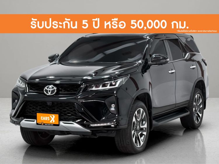 Toyota Fortuner 2021 2.4 LEGENDER 2WD AT Utility-car ดีเซล ไม่ติดแก๊ส เกียร์อัตโนมัติ ดำ