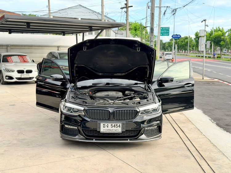 BMW Series 5 2019 520d Sedan ดีเซล ไม่ติดแก๊ส เกียร์อัตโนมัติ ดำ รูปที่ 3