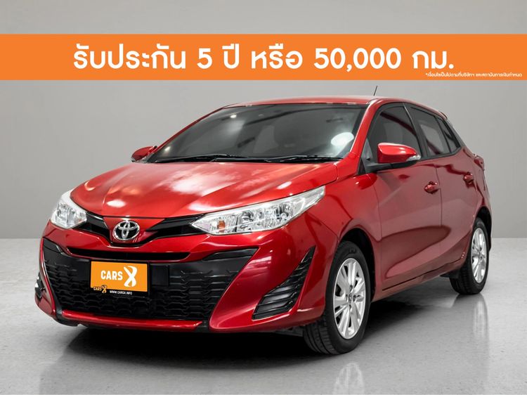 รถ Toyota Yaris 1.2 E สี แดง