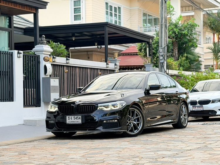 BMW Series 5 2019 520d Sedan ดีเซล ไม่ติดแก๊ส เกียร์อัตโนมัติ ดำ