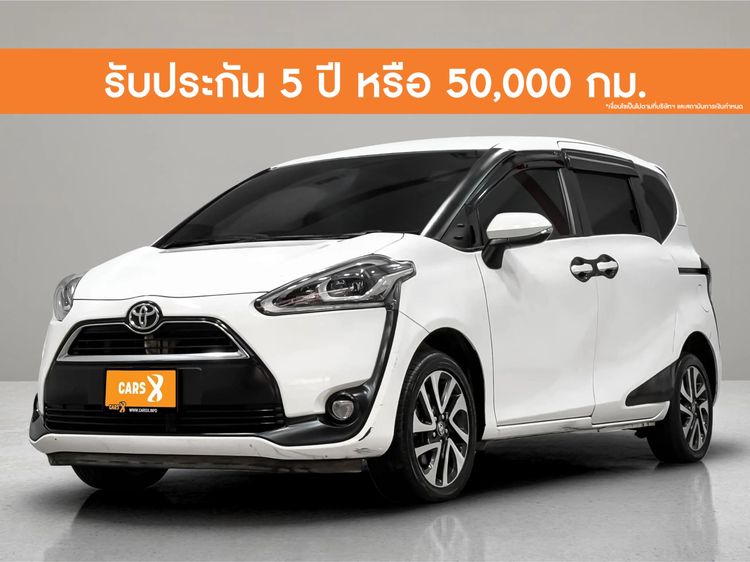 รถ Toyota Sienta 1.5 V สี ขาว