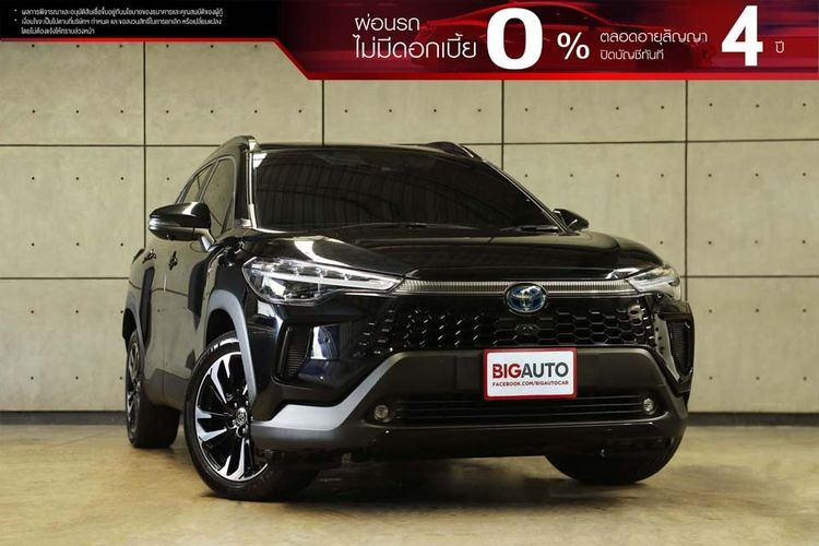 Toyota Corolla Cross 2024 1.8 HEV Premium Utility-car ไฮบริด ไม่ติดแก๊ส เกียร์อัตโนมัติ ดำ