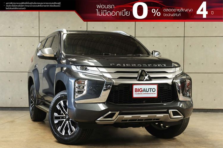 Mitsubishi Pajero Sport 2020 2.4 GT Premium Utility-car ดีเซล ไม่ติดแก๊ส เกียร์อัตโนมัติ เทา