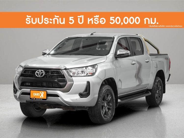 Toyota Hilux Revo 2021 Double Cab 2.4 Entry Prerunner Pickup ดีเซล ไม่ติดแก๊ส เกียร์อัตโนมัติ บรอนซ์เงิน