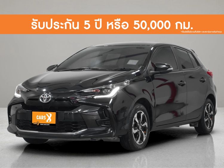รถ Toyota Yaris 1.2 Smart สี ดำ