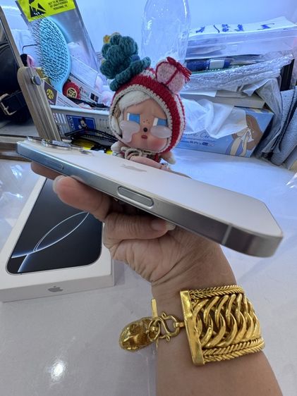 iphone16promax สีขาว 256 สวยมาก อุปกรณ์ครบมีกล่อง  สายชาร์จ รูปที่ 5