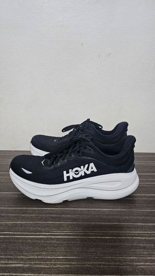 อื่นๆ รองเท้าผ้าใบ ผ้า UK 7 | EU 40 2/3 | US 7.5 ดำ รองเท้าวิ่ง hoka bondi9 wide