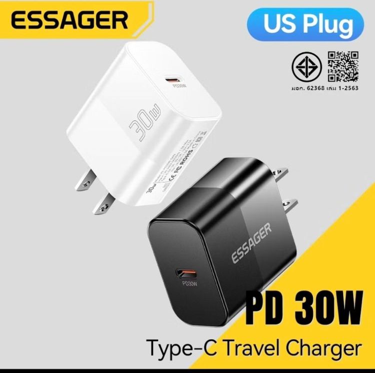 ขายหัวชาร์จ Essager 25W ไม่เคยใช้ รูปที่ 3