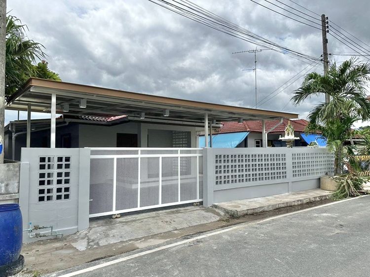 บ้านเดี่ยว ใกล้ตลาดท่าม่วง หมู่บ้านจันทร์เทียน ต.ท่าม่วง อ.ท่าม่วง จ.กาญจนบุรี