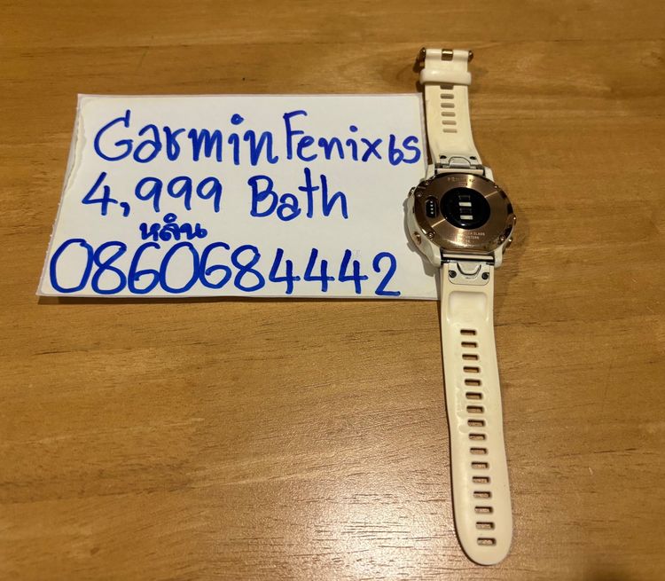 ขายแล้วค่ะ Garmin Fenix 6s Solar Sapphire Titanium  ราคา 4990 บาท รวมส่ง สภาพสวยๆ ขนาดหน้าปัด 42 mm มีตัวเรือน  หลิน0860684442 รูปที่ 4