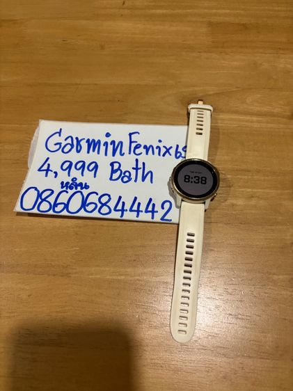 ขายแล้วค่ะ Garmin Fenix 6s Solar Sapphire Titanium  ราคา 4990 บาท รวมส่ง สภาพสวยๆ ขนาดหน้าปัด 42 mm มีตัวเรือน  หลิน0860684442