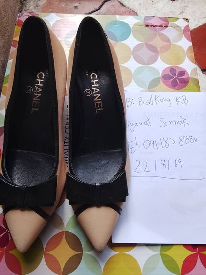 รองเท้าchanel + love moshino