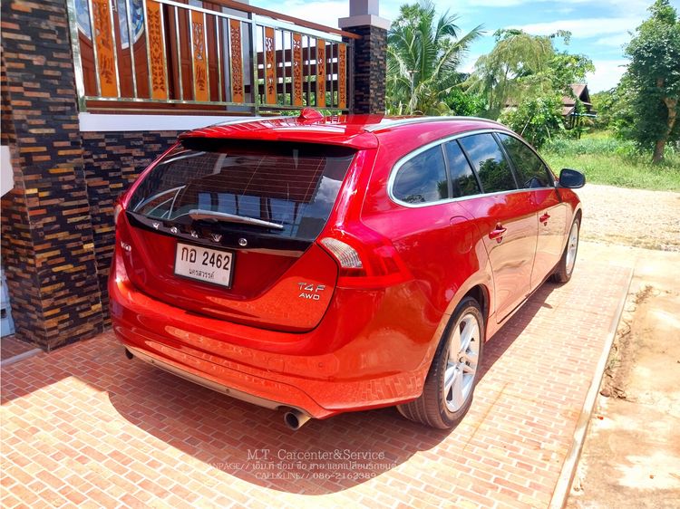 Volvo V60 2014 1.6 Drive Utility-car เบนซิน ไม่ติดแก๊ส เกียร์อัตโนมัติ แดง รูปที่ 2