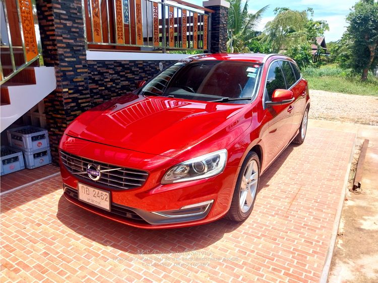 Volvo V60 2014 1.6 Drive Utility-car เบนซิน ไม่ติดแก๊ส เกียร์อัตโนมัติ แดง รูปที่ 3