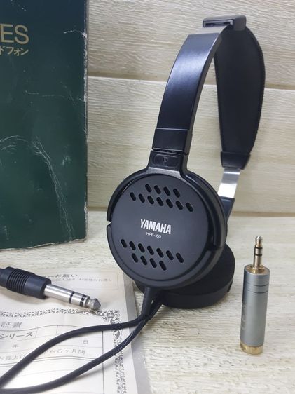 ขายหูฟังวินเทจมอนิเตอร์สุดแรร์อายุมากกว่า40ปีYAMAHA HPE 160 Made in Japan ผลิตตั้งแต่ปี1980 เป็นหูฟังมอนิเตอร์สำหรับนักดนตรี เสียงดีมากๆ รูปที่ 2