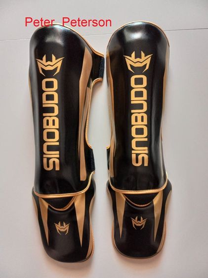 พร้อมส่ง สนับแข้งมวยไทย shin instep guards สานต่า กังฟู ศิลปะการต่อสู้  รูปที่ 2