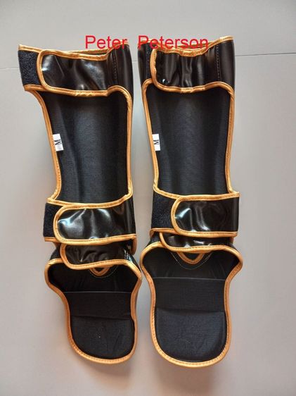 พร้อมส่ง สนับแข้งมวยไทย shin instep guards สานต่า กังฟู ศิลปะการต่อสู้  รูปที่ 3