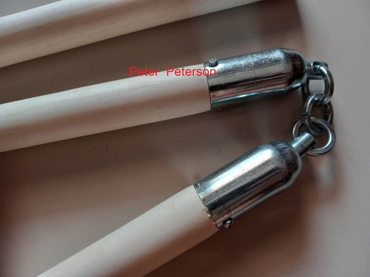 กระบอง 3 ท่อน กระบองสามท่อน กังฟู เส้าหลิน  ขนาดมาตรฐาน 60 + 60 + 60  ซม.  三节棍 three section staff รูปที่ 2