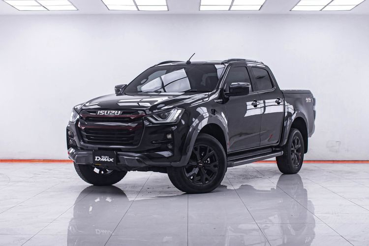 Isuzu D-MAX 2023 3.0 Vcross M 4WD Pickup ดีเซล ไม่ติดแก๊ส เกียร์อัตโนมัติ ดำ