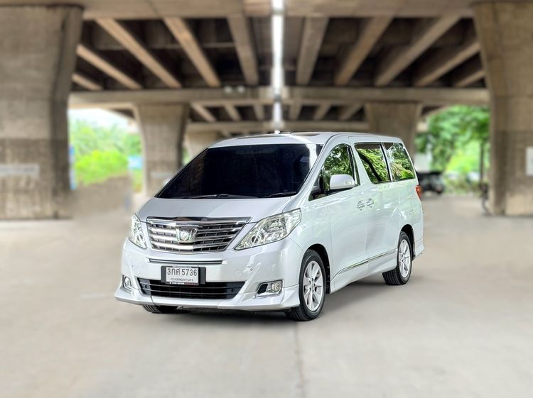 Toyota Alphard 2014 2.4 V Utility-car เบนซิน ไม่ติดแก๊ส เกียร์อัตโนมัติ เทา