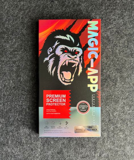 ฟิล์มกระจก X-GORiLLA For iPhone11-17 รุ่น MAGIC-APP มีบล็อกช่วยติด เกรดพรีเมี่ยม