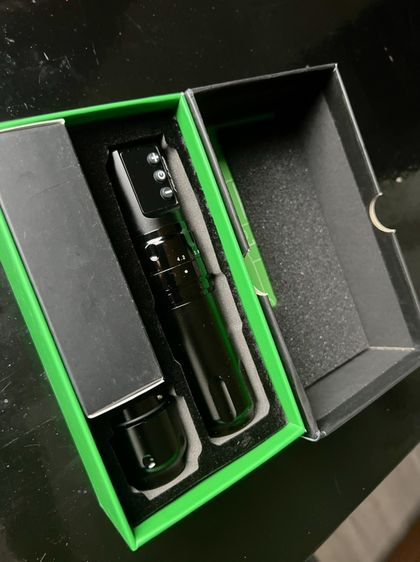 *ขายเครื่องสักแท้ใหม่ Fold Pro Dragonhawk Wireless  Tattoo Pen Machine with 7 Stroke