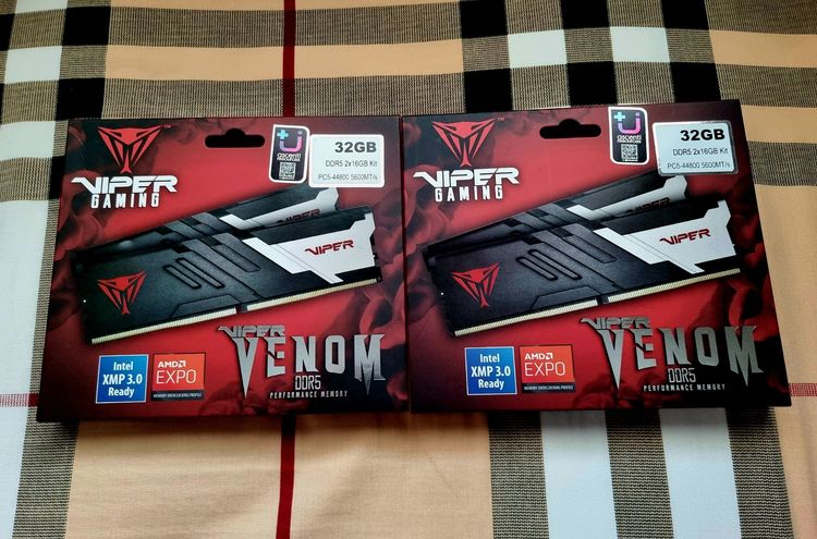ขาย RAM PATRIOT VIPER VENOM 32GB (16GBx2) DDR5 5600MHZ มือสองสภาพใหม่