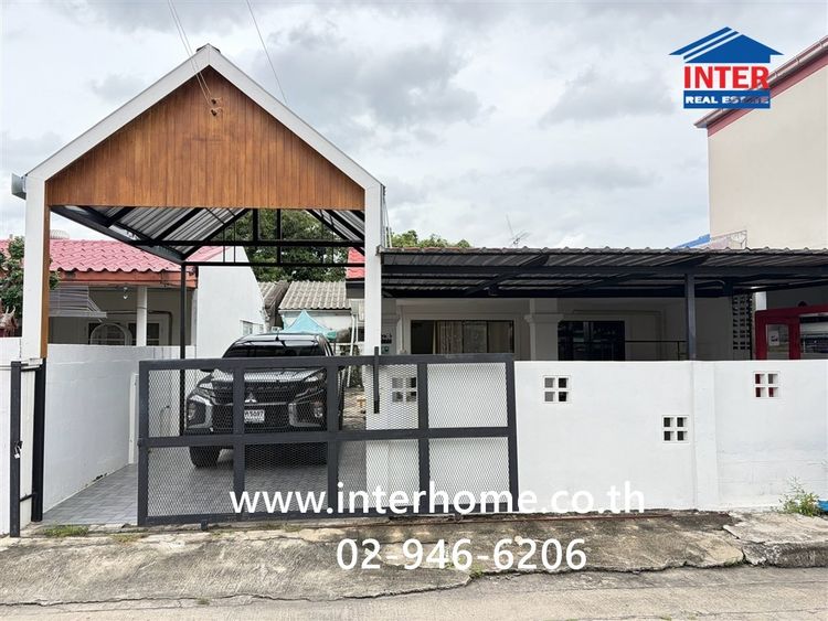 บ้านเดี่ยว 1 ชั้น 40 ตร.ว. หมู่บ้านเคหะธานี4 ใกล้โรงเรียนเตรียมอุดมศึกษาน้อมเกล้า ใกล้สี่แยกมิสทีน ซอยราษฎร์พัฒนา5 ถนนราษฎร์พัฒนา 