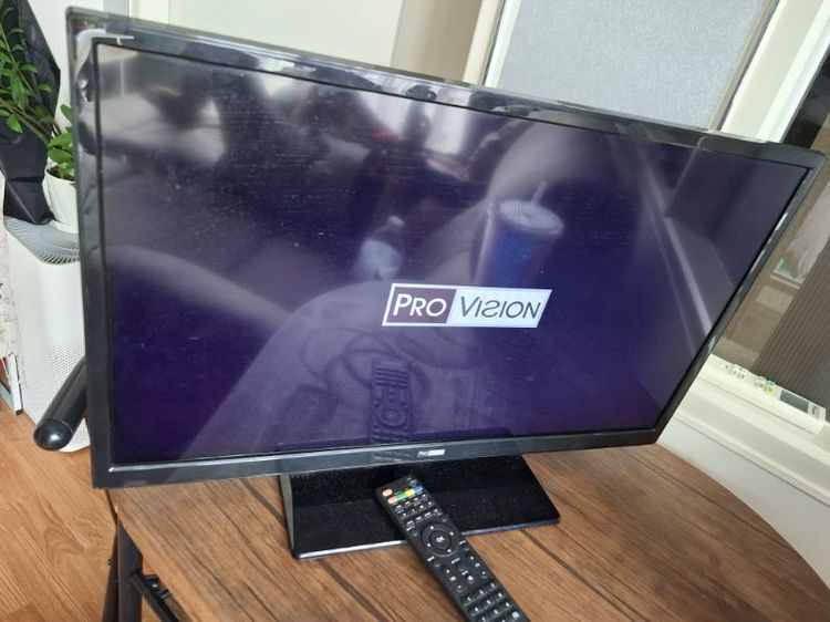 📺 ทีวี PRO Vision 24 นิ้วขายตามสภาพ  ครื่องมีไฟ ขึ้นโลโก้ PRO Vision