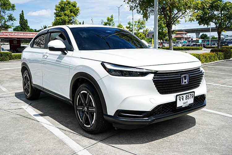 Honda HR-V 2022 1.5 e:HEV E Utility-car ไฮบริด ไม่ติดแก๊ส เกียร์อัตโนมัติ ขาว รูปที่ 3