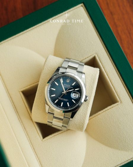 Rolex Datejust 126200 Blue Dial Oyster Steel 2023 36mm. Fullset 
